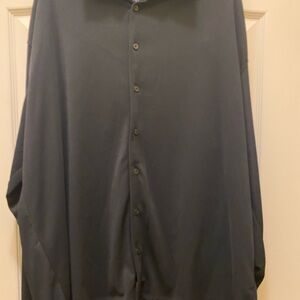 Men's Black Button-Up Shirt